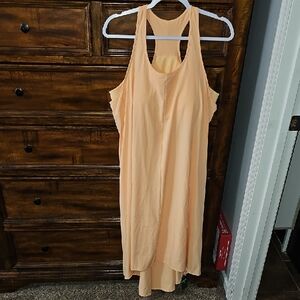 Halara Nwts Womens Sz X-Large Bright Orange Dress With Pockets. Beautiful!!